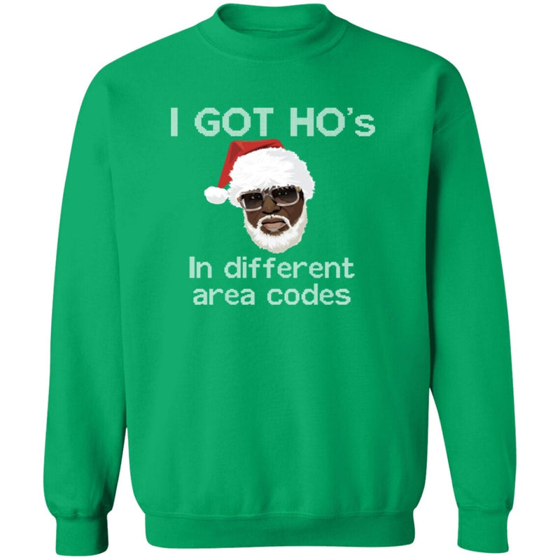 I Got HOs, Ugly Christmas Sweater, Holiday Sweater, Hip Hop Sweatshirt