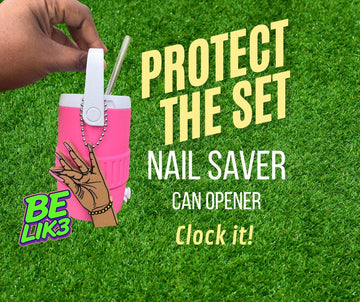 Nail Saver Can Opener, Protects Manicures, Keychain Accessory